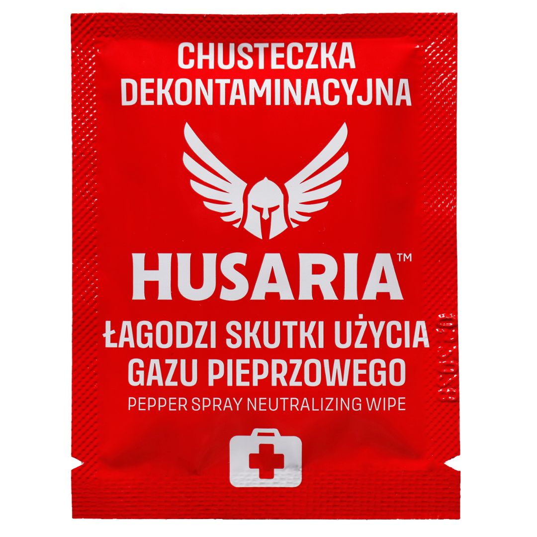 Chusteczka Dekontaminacyjna Neutralizująca działanie Gazu